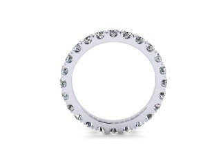 All Diamond Wedding Ring 1.40cts. in Platinum - 9