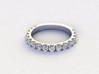 All Diamond Wedding Ring 1.00cts. in Platinum - 12