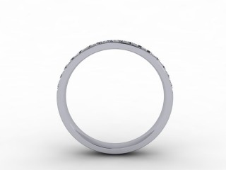 0.36cts. 1/2 Platinum Wedding Ring Ring - 3