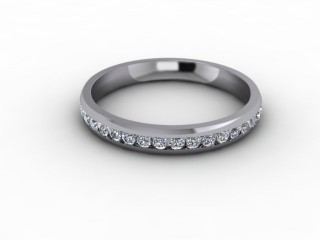 0.50cts. Full Platinum wedding Ring-W88-01715