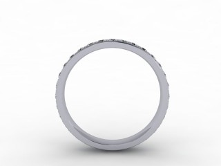 0.62cts. Full Platinum Wedding Ring Ring - 3