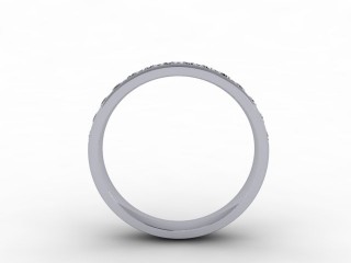 0.57cts. 1/2 Platinum Wedding Ring - 3
