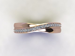 All Diamond 0.20cts. in 18ct. Rose Gold