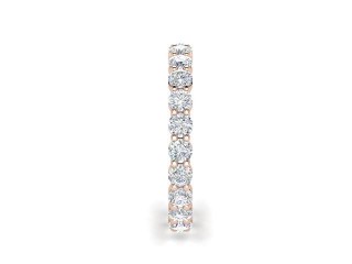 All Diamond Wedding Ring 1.81cts. in 18ct. Rose Gold