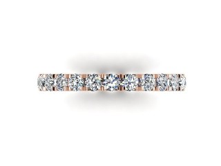 All Diamond Wedding Ring 1.40cts. in 18ct. Rose Gold - 3