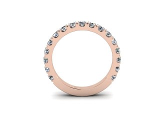 All Diamond Wedding Ring 1.00cts. in 18ct. Rose Gold - 9