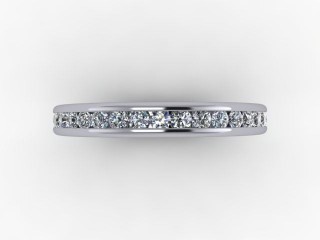 All Diamond Wedding Ring 0.78cts. in 18ct. White Gold - 9