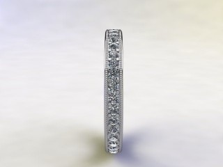 All Diamond Wedding Ring 0.65cts. in 18ct. White Gold - 6