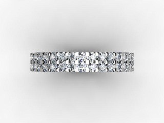 All Diamond Wedding Ring 2.16cts. in 18ct. White Gold - 9