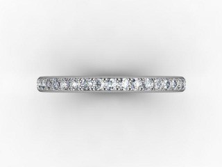 All Diamond Wedding Ring 0.40cts. in 18ct. White Gold - 9