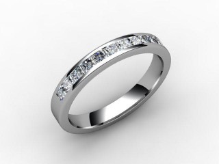 All Diamond Wedding Ring 0.65cts. in 18ct. White Gold - 12