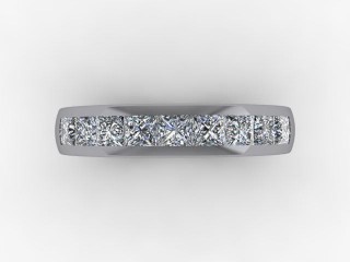 All Diamond Wedding Ring 1.04cts. in 18ct. White Gold - 9