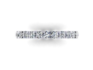 All Diamond Wedding Ring 0.65cts. in 18ct. White Gold - 3
