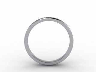 0.44cts. Full 18ct White Gold Wedding Ring Ring - 3