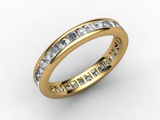 All Diamond Wedding Ring 1.43cts. in 18ct. Yellow Gold - 6
