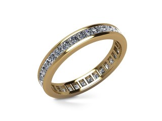 All Diamond Wedding Ring 1.43cts. in 18ct. Yellow Gold - 12