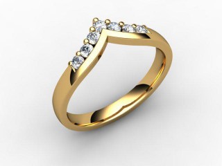 All Diamond Wedding Ring 0.25cts. in 18ct. Yellow Gold - 12