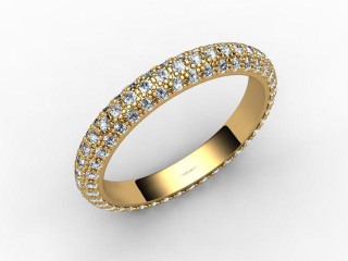 All Diamond Wedding Ring 1.90cts. in 18ct. Yellow Gold - 6