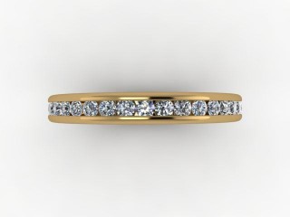 All Diamond Wedding Ring 0.78cts. in 18ct. Yellow Gold - 9