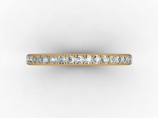 All Diamond Wedding Ring 0.40cts. in 18ct. Yellow Gold - 9