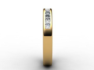 All Diamond Wedding Ring 0.65cts. in 18ct. Yellow Gold - 6
