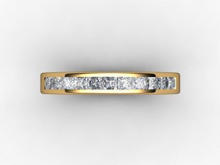 All Diamond Wedding Ring 0.65cts. in 18ct. Yellow Gold - 9