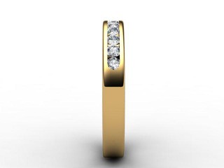 All Diamond Wedding Ring 0.33cts. in 18ct. Yellow Gold - 6