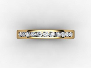 All Diamond Wedding Ring 0.33cts. in 18ct. Yellow Gold - 9