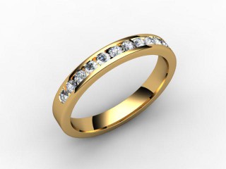 All Diamond Wedding Ring 0.33cts. in 18ct. Yellow Gold - 12