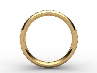 All Diamond Wedding Ring 0.89cts. in 18ct. Yellow Gold - 3