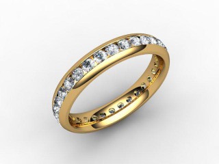 All Diamond Wedding Ring 0.89cts. in 18ct. Yellow Gold - 12