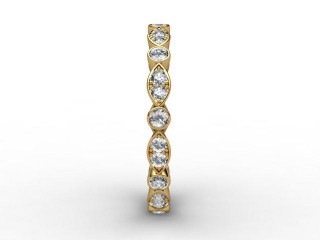 All Diamond Wedding Ring 0.56cts. in 18ct. Yellow Gold - 6