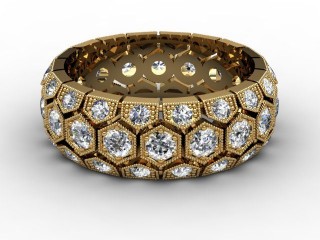 All Diamond Wedding Ring 2.00cts. in 18ct. Yellow Gold - 12