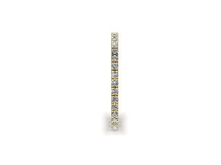 All Diamond Wedding Ring 0.45cts. in 18ct. Yellow Gold - 6
