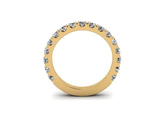 All Diamond Wedding Ring 1.00cts. in 18ct. Yellow Gold - 9