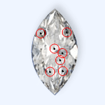 MARQUISE - Cut diamond D SI1