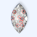 MARQUISE - Cut diamond D SI2