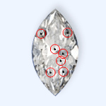 MARQUISE - Cut diamond G SI1