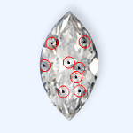 MARQUISE - Cut diamond G SI2
