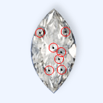 MARQUISE - Cut diamond I SI1