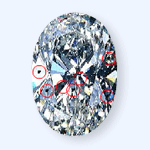 OVAL - Cut diamond E SI1