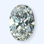OVAL - Cut diamond J VS2